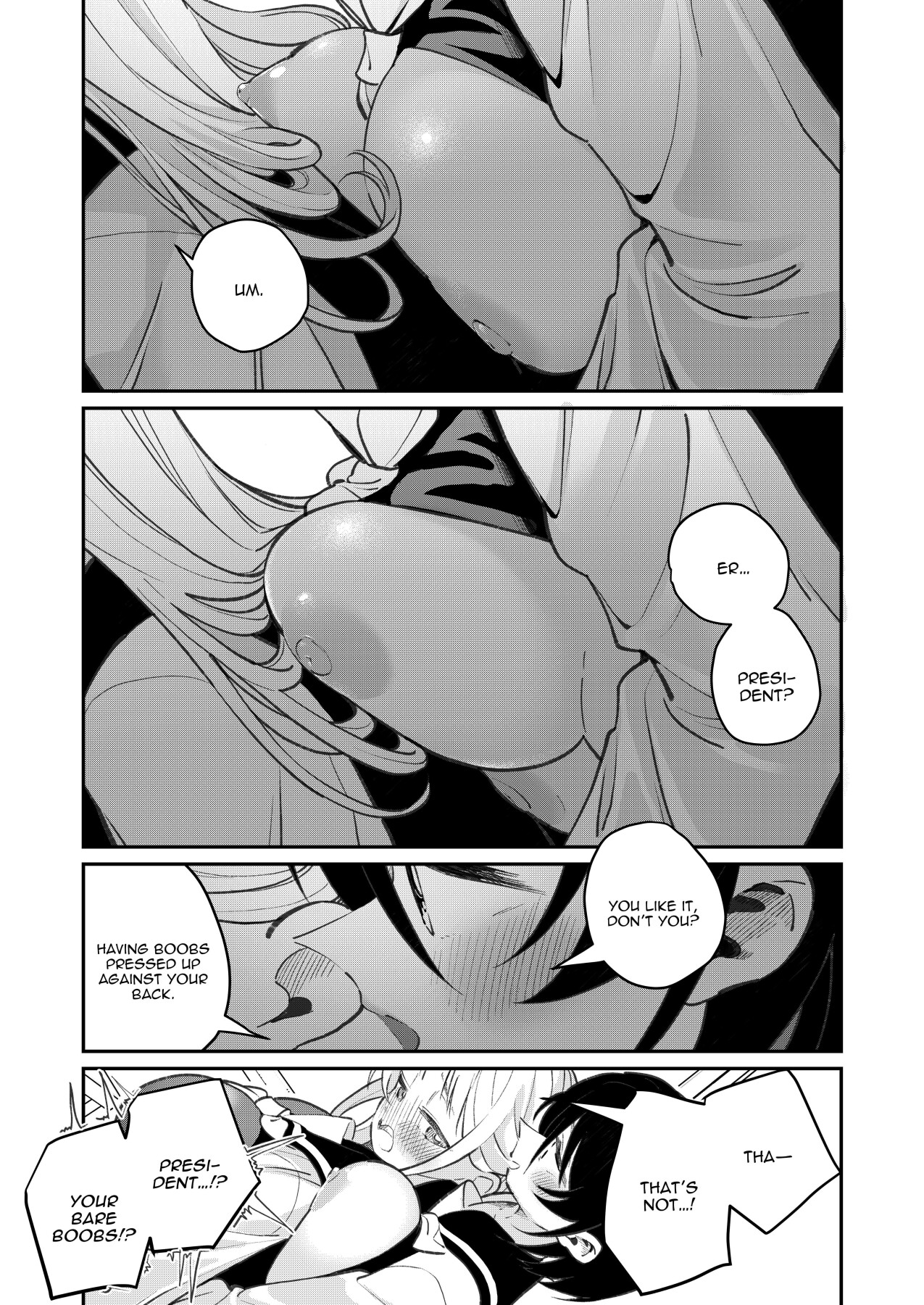 Hentai Manga Comic-Titititititty Breasty Lesbian Joint Publication-Read-9